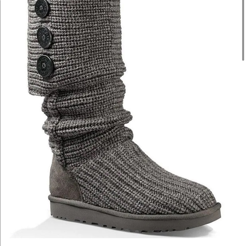 UGG Classic Cardy Button Knit Boot